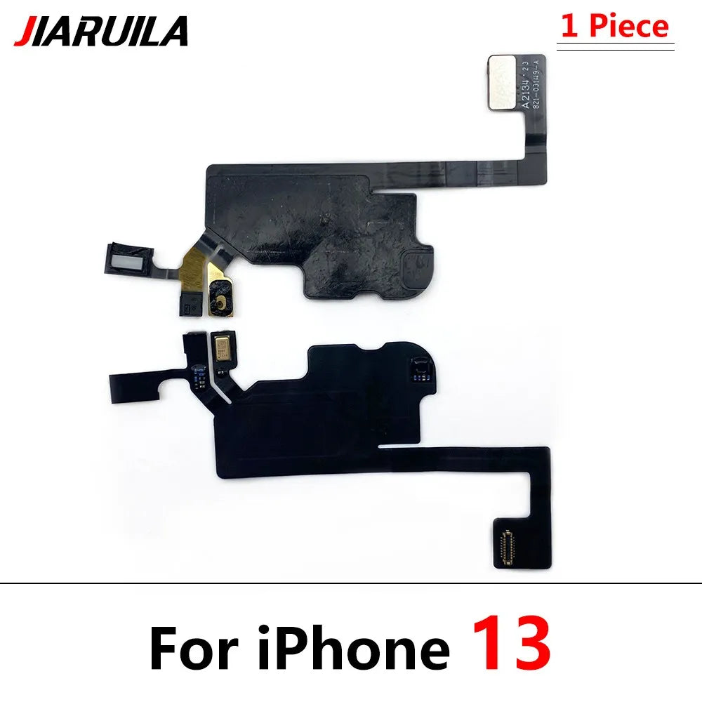 Earpiece Proximity Light Sensor Flex Cable with Mic For iPhone 13 14 15 16 17 Pro Max Plus Mini 16E Air Ear Speaker Repair Parts iPhone phone repair parts