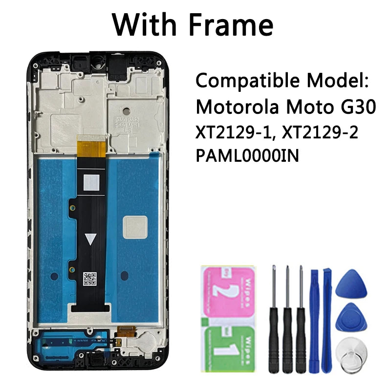 OEM G Series Screen for Motorola Moto G10 G20 G30 G50 5G G60 G60S G100 LCD Display Touch Screen Digitizer Replacement Motorola phone repair parts