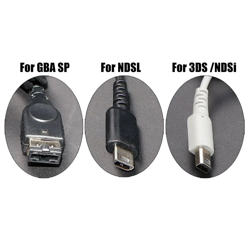 EU/US/UK Plug AC Power Supply Charger Adapter For GBA SP DS NDS Lite NDSL 3DS NDSi 3DSXL NDSIXL Game Console Replacement Part Game console repair parts