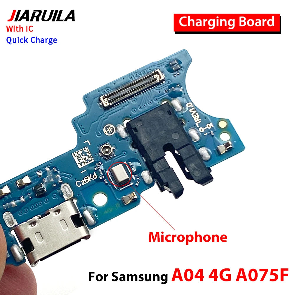 10Pcs, USB Charger Dock Connector Charging Port Microphone Flex Cable  For Samsung A06 A16 A26 A56 A07 A17 A37 A57 4G 5G Samsung phone repair parts