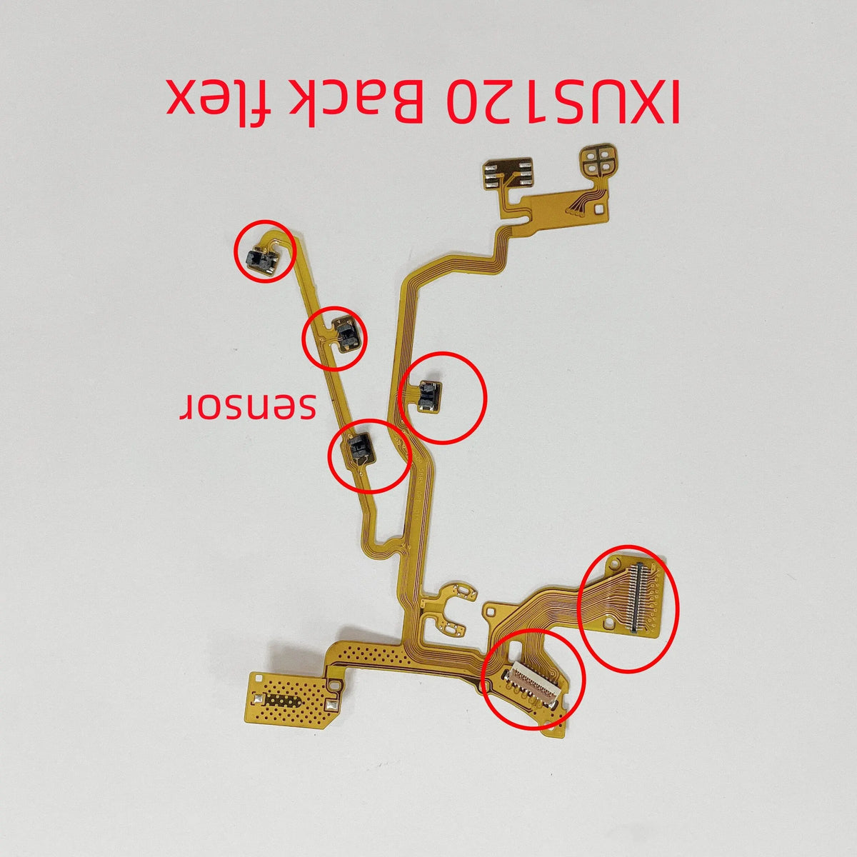 New IXUS120 Camera Lens Back Flex Cable With Sensor for Canon IXUS120 ixus120 Lens Cable Repair Parts Digital Camera repair parts
