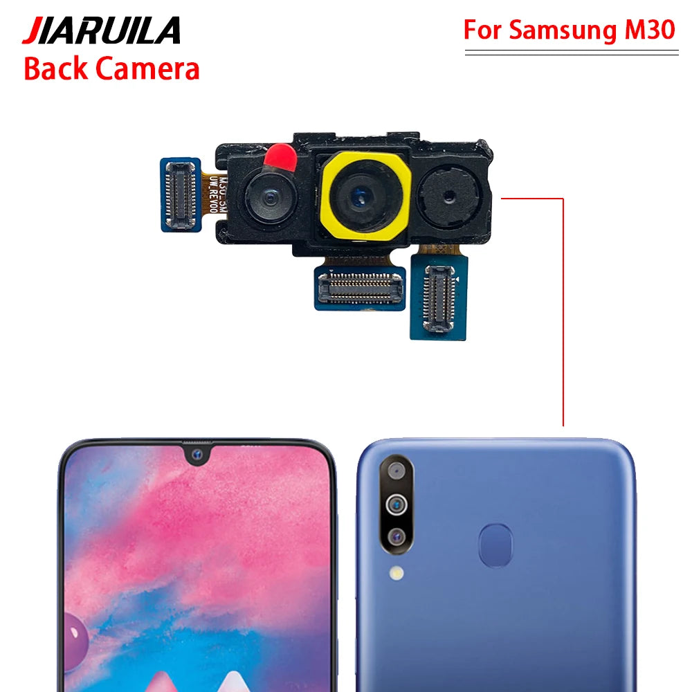For Samsung M30 M13 M23 M53 M31 M32 M62 4G 5G Front Camera Flex With Back Rear Camera Module Flex Cable Samsung phone repair parts