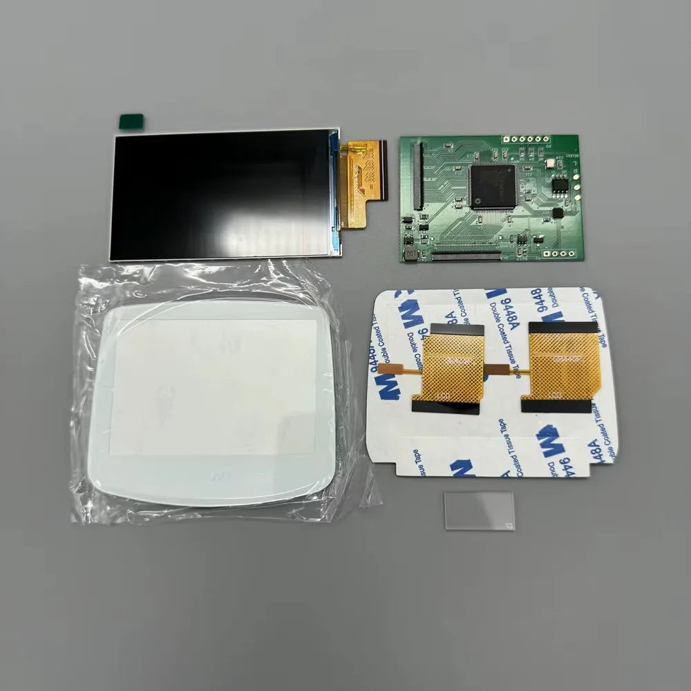 2.9' Original Size IPS LCD Screen For GBA Cut-free Shell No Welding Original Size Screen For GBA Highlight Brightness LCD Gaming Game console repair parts
