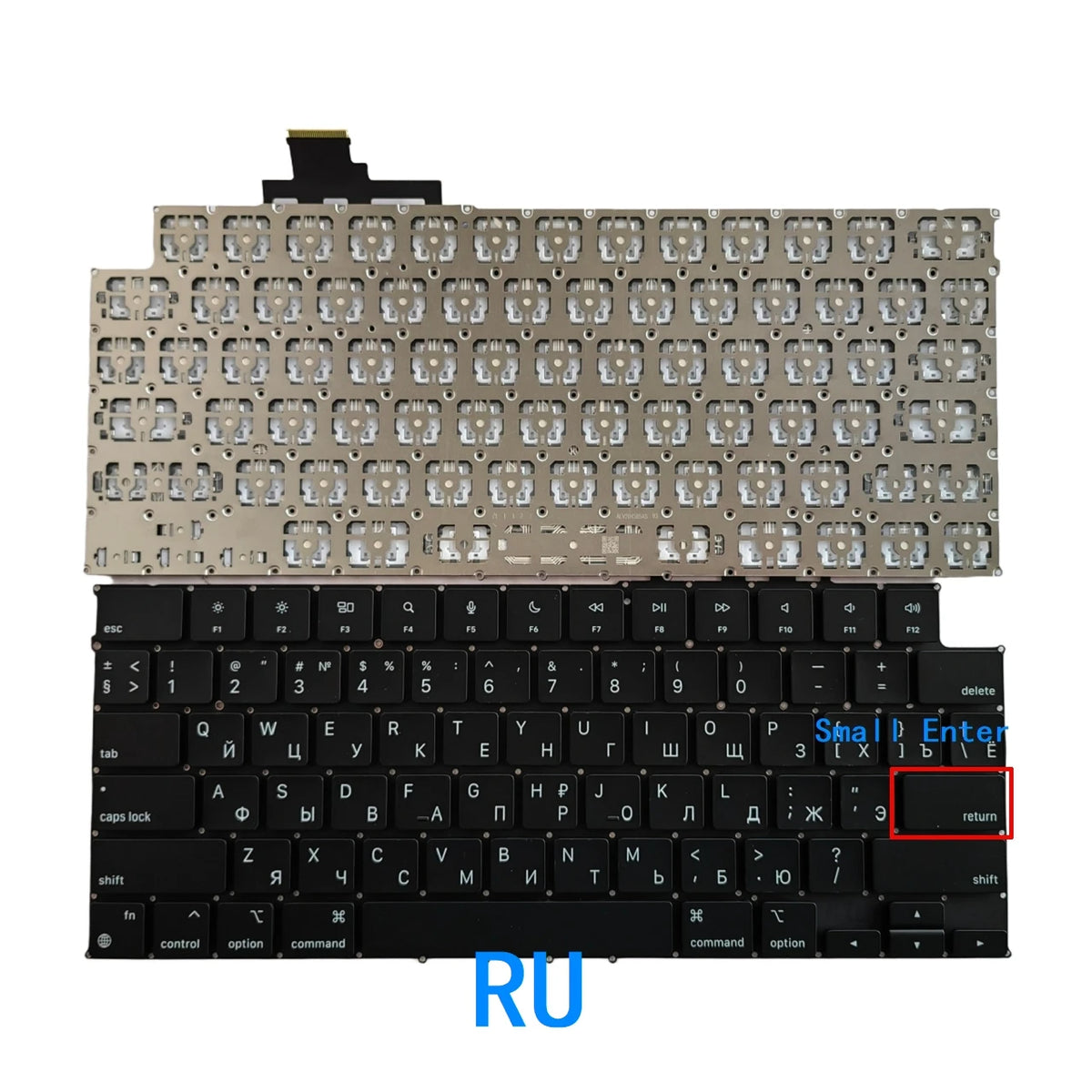 New US Russian Language  Keyboard For Apple MacBook Air M2 Retina 13.6" A2681 2022 Year Notebook PC Replacement Keyboard  MACBOOK laptop repair parts