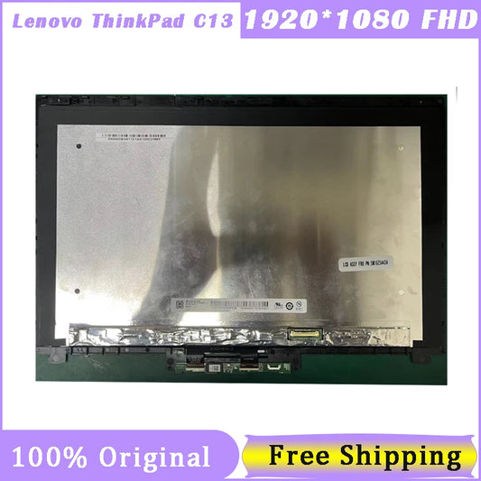 13.3 Inch Touch Screen For Lenovo ThinkPad C13 Yoga Gen 1 Chromebook  20UX 20UY Digitizer Display Panel Assembly 1920X1080 FHD Lenovo laptop repair parts