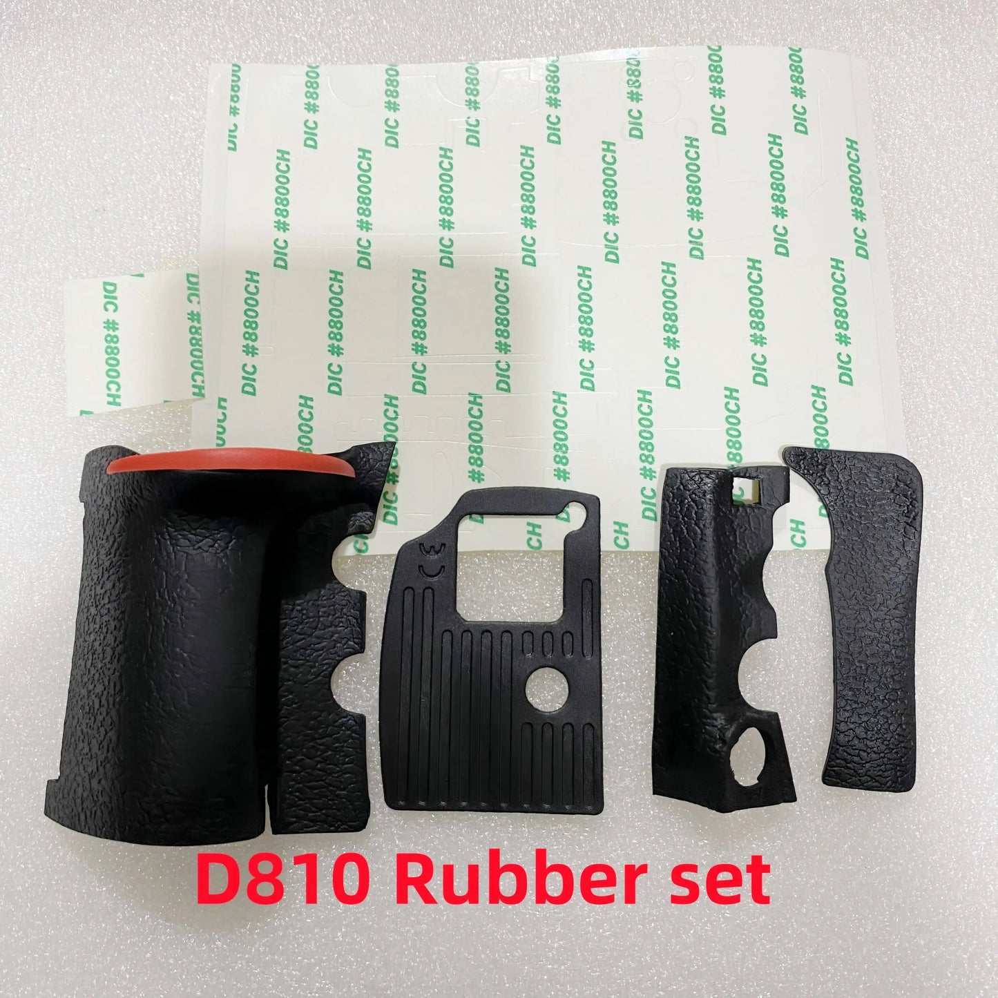 New Rubber Set for Nikon D810 Camera Body Rubber Hands Grip Bottom Rubber Side Left Rubber and Thumb Rubber Repair Parts Digital Camera repair parts