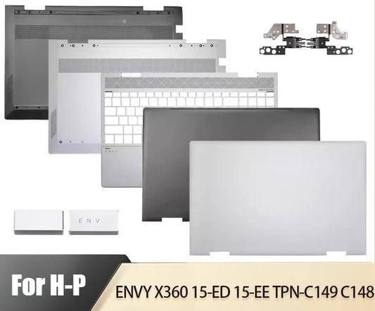 Cover Case for HP ENVY X360 15-ED TPN-C149 C14815-EE LCD top back housing cover bezel frame bottom hinge upper palmrest Shell
