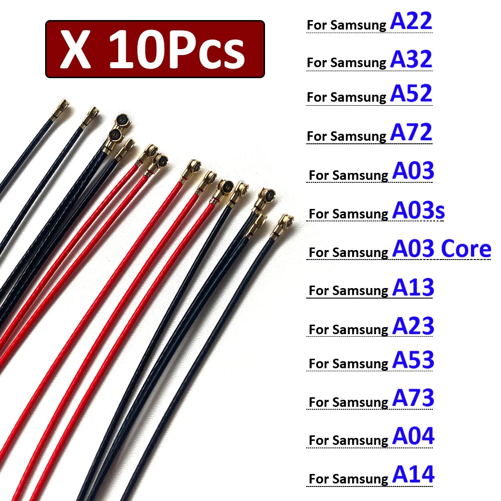 10Pcs, Antenna Signal Wifi Aerial Flex Cable Ribbon For Samsung A03 Core A03s A13 A23 A53 A73 A14 A04 A22 A32 A52 A72 4G 5G Samsung phone repair parts