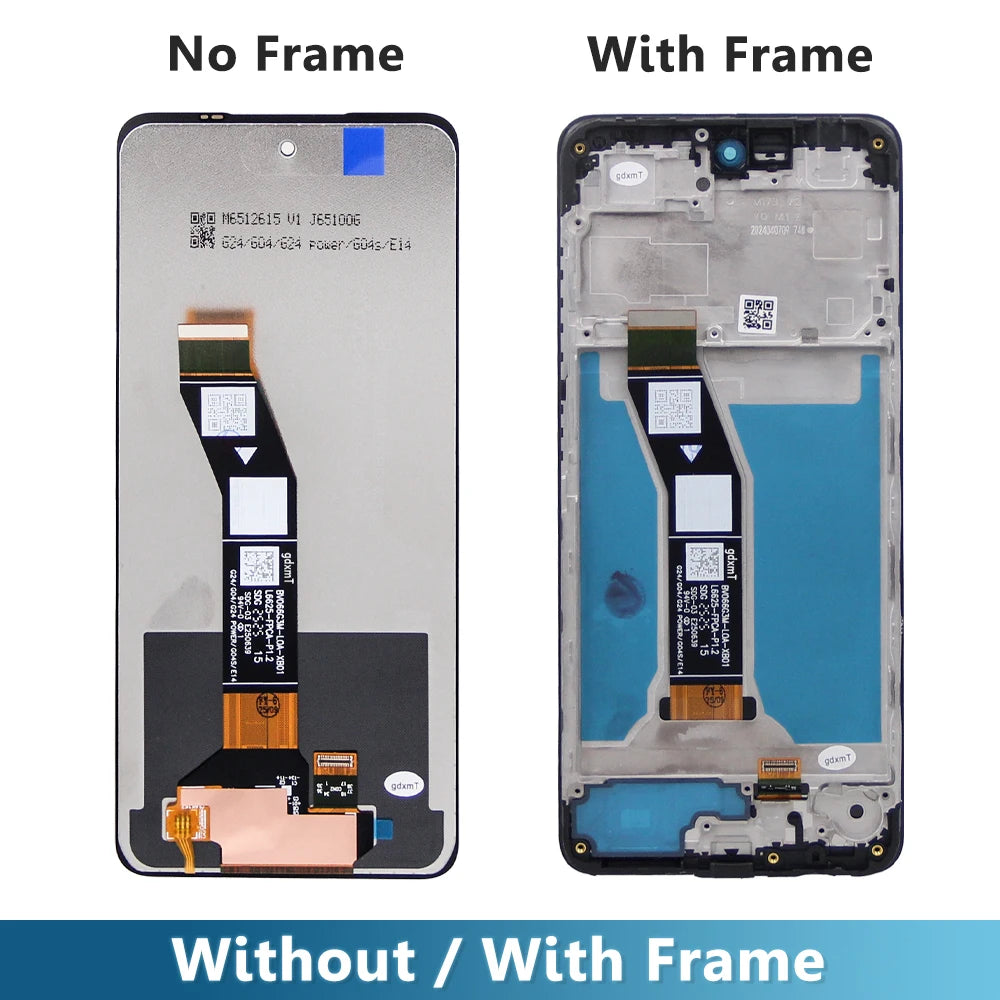 6.56" IPS For Motorola Moto E14 LCD Touch Screen Digiziter Assembly For Motorola Moto E14 XT2421-14 LCD Frame Replacement Parts Motorola phone repair parts