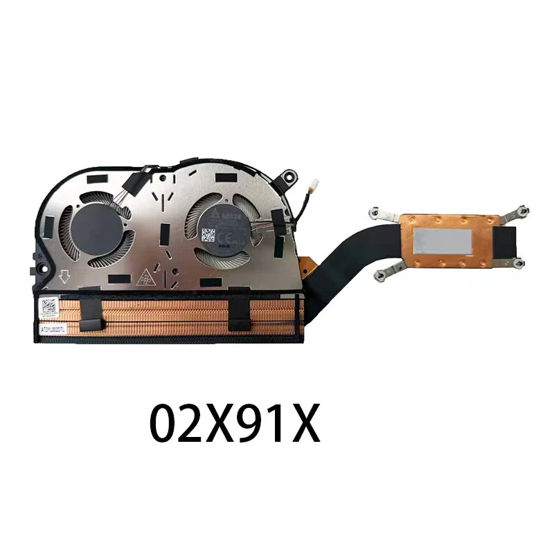 NEW ORIGINAL Laptop CPU GPU Cooling Fan With Heatsink For DELL Latitude 7640 E7650 P126F 02X91X 0PN252 Dell laptop repair parts