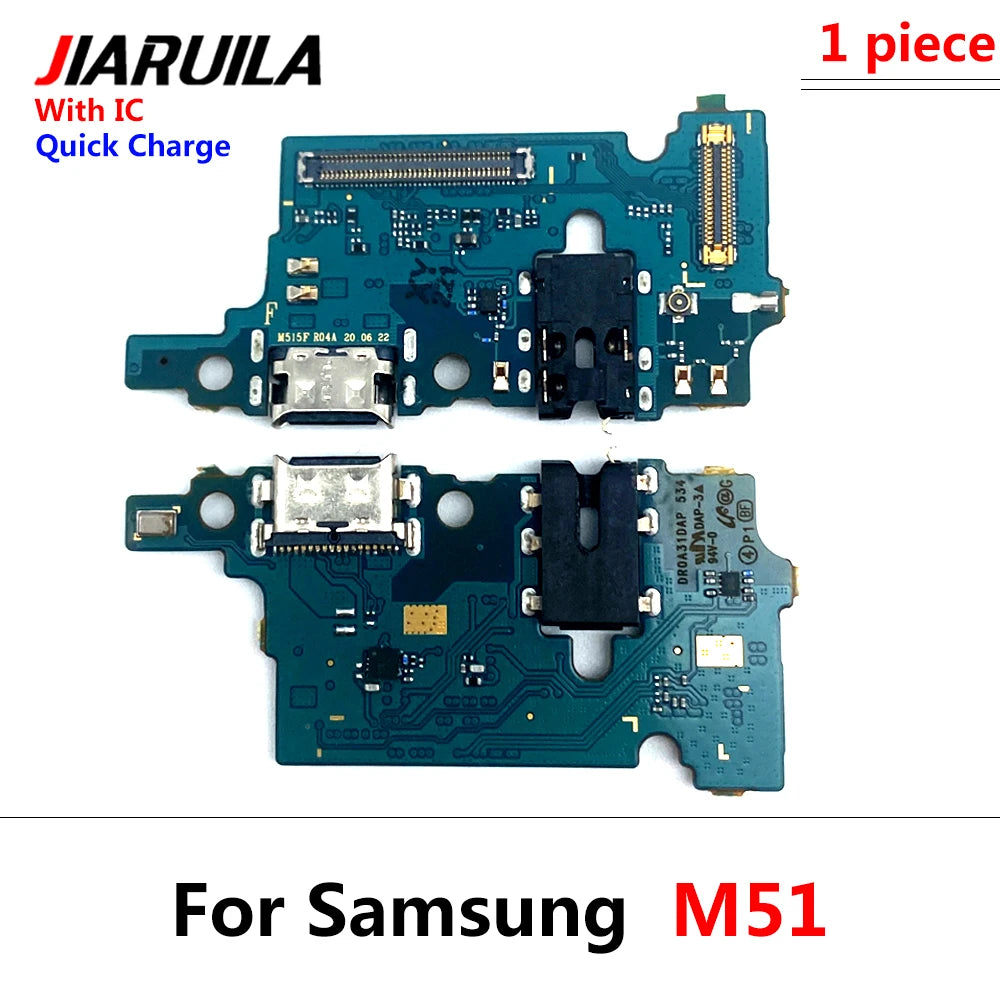 10Pcs USB Charger Charging Port Connector Flex Cable For Samsung M31 M31S M51 M10 M20 M30 M30s M21s M32 M52 M62 M13 M33 M53 5G Samsung phone repair parts