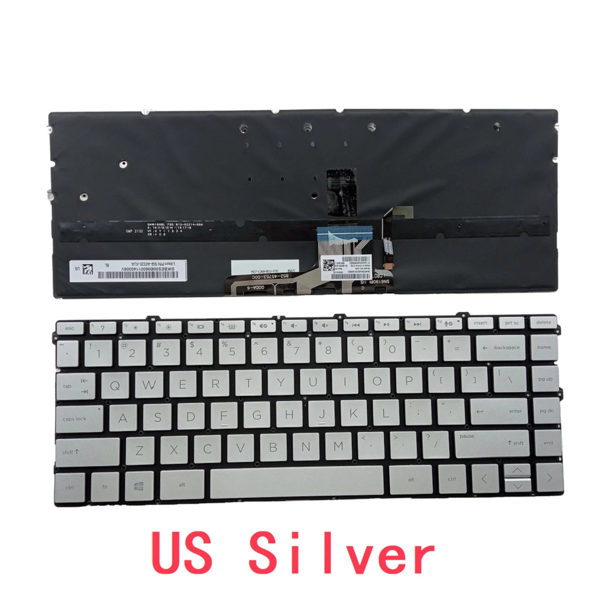 New US Spanish Laptop Backlit Keyboard For HP Spectre x360 13-AW 13-AW0003DX 13-AW0008CA 13-AW0013DX 13-AW0020NR 13-AW0023DX  HP laptop repair parts