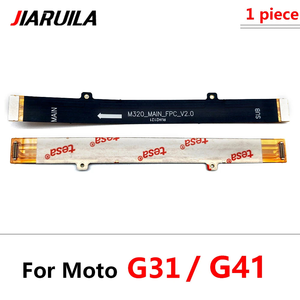 Mainboard Main Board Motherboard Connector Flex Cable For Moto G31 G41 G51 G71 G50 G60 G60s G100 G200 G32 G52 G62 G82 G53 G53 5G Motorola phone repair parts