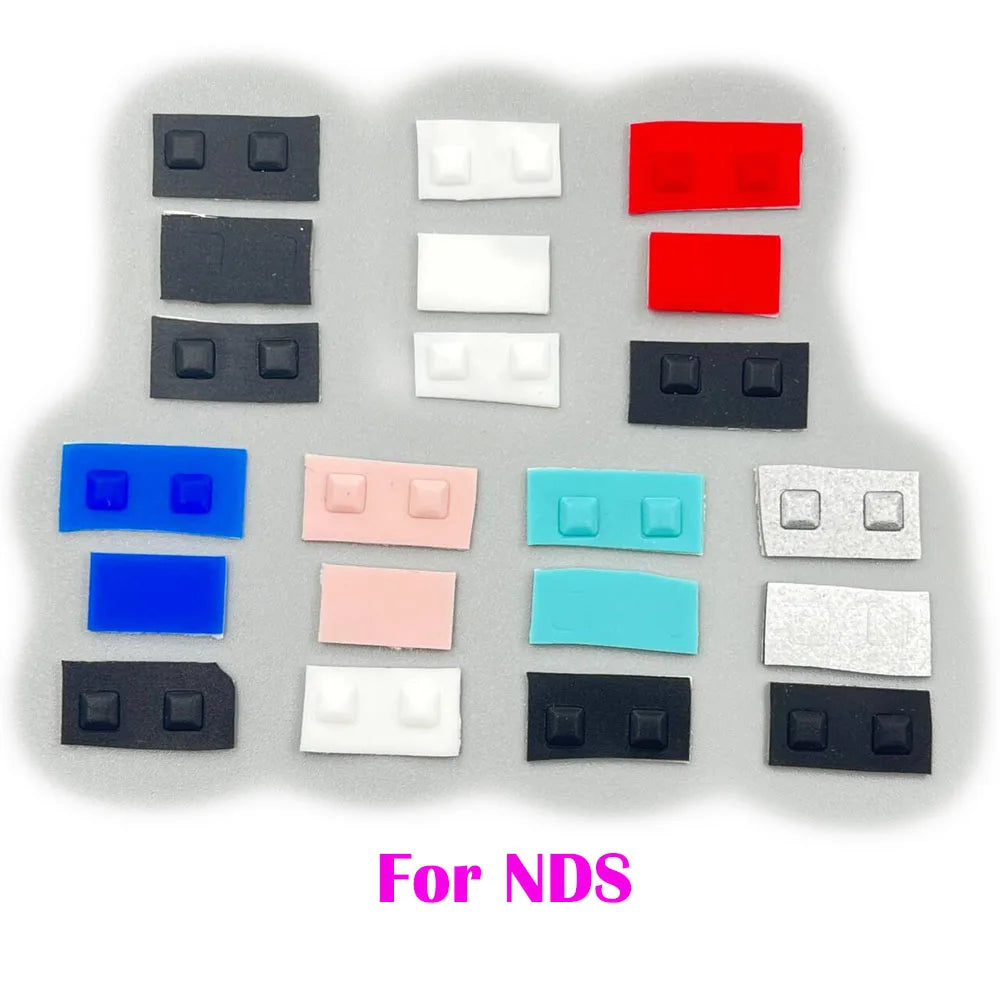 1set-10sets  Rubber Screw Feet Plug For Nintendo NDS Game Console Feet Cover Rubber Pad Replacement Accessories Game console repair parts