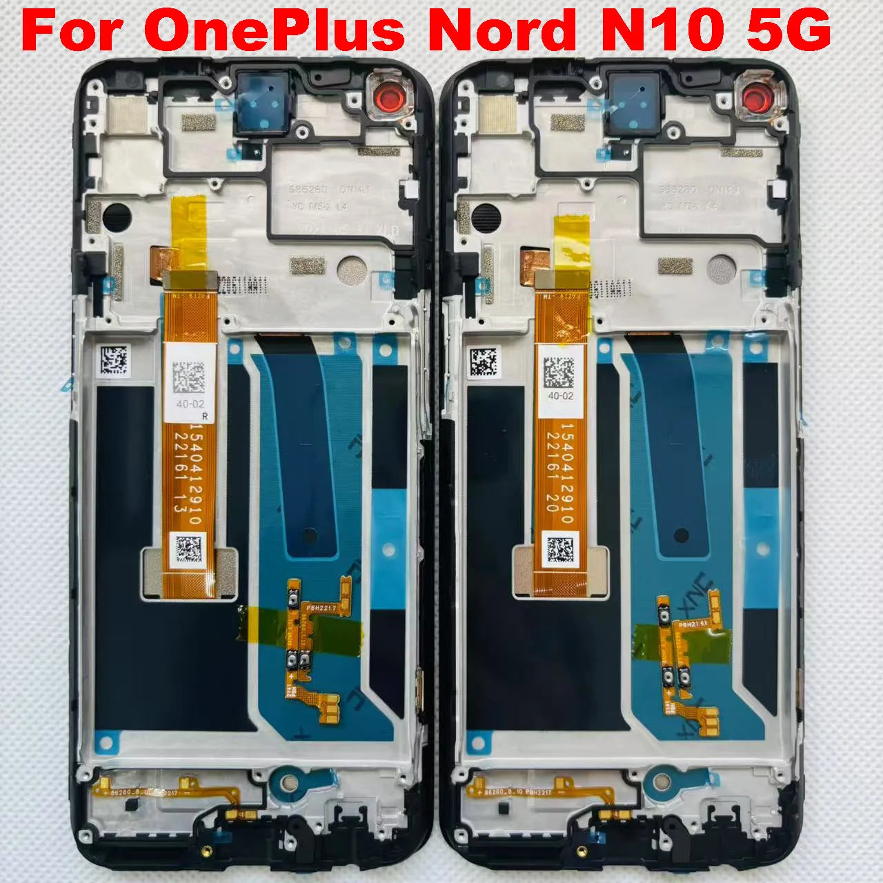 6.49"Original NEW For OnePlus Nord N10 5G LCD Display Touch Screen Digitizer Assembly Parts LCD For 1+N10 BE2029 With Frame  OnePlus phone repair parts