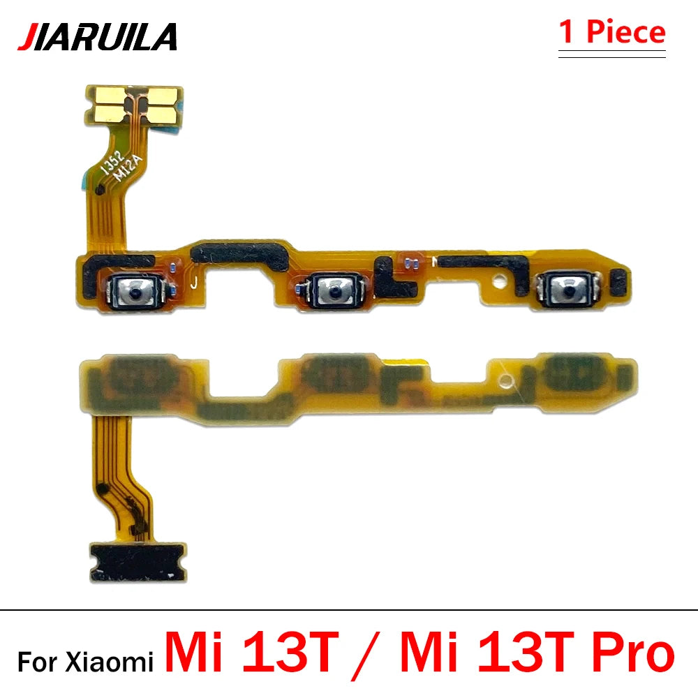 New For Xiaomi Mi 10T 11T 12T 13T 14T Pro Volume Button Power Switch On Off Button Flex Cable Xiaomi  Xiao mi phone repair parts