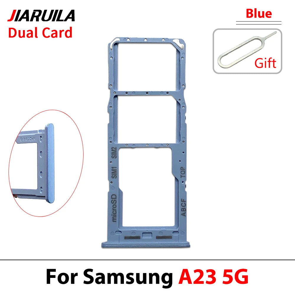 New For Samsung A23 A33 A53 A73 5G SIM Card Tray Slot Holder Replacement Parts Samsung phone repair parts