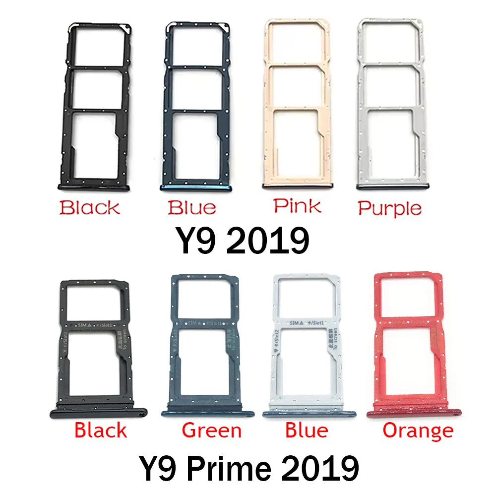 SIM Card For Huawei Y9 Prime 2019 SIM Card Slot SD Card Tray Holder Adapter Parts Huawei phone repair parts