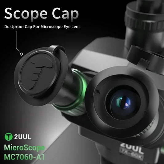 2UUL MC7060-A1 Microscope 7-60X Zoom Trinocular Precision Microscope WF10X/23mm for Mobile Phone PCB Micro-Work Repair Tools set Professional Repair Tools