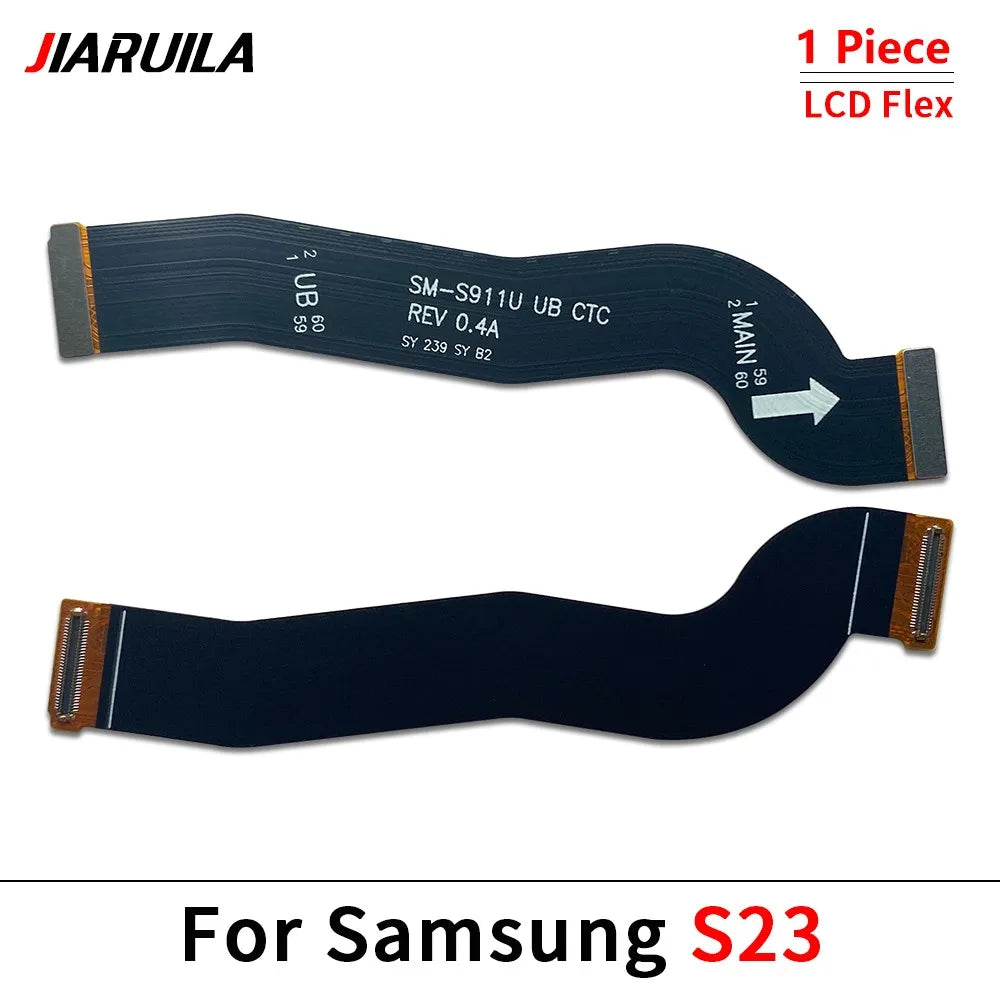10Pcs/Lot, LCD Screen Connector Cable For Samsung S21 S22 S23 S24 Plus Ultra Fe Display Flex Replacement Parts Samsung phone repair parts