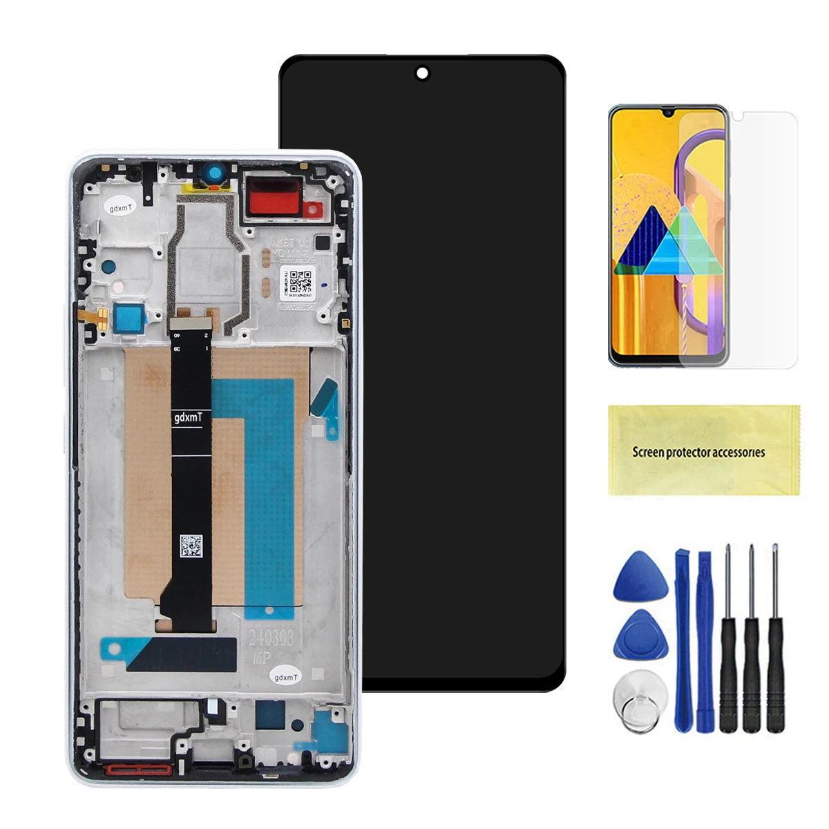 For Redmi Turbo3 Turbo 3 24069RA21C Pantalla LCD Display Screen Touch Digitizer Assembly For REDMI TURBO 3 Replacement Parts Redmi phone repair parts