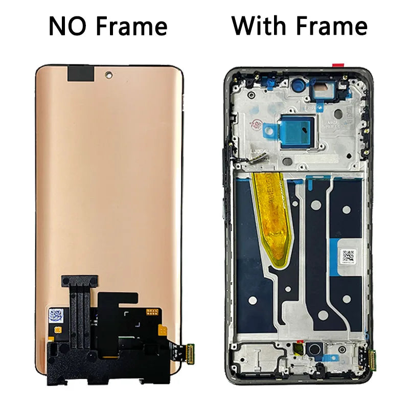 6.7"AMOLED For Oppo Realme 11 Pro+ Plus RMX3740, RMX3741 LCD Display Touch Screen Digitizer Assembly For Realme11Pro RMX3771 LCD Oppo phone repair parts Realme phone repair parts