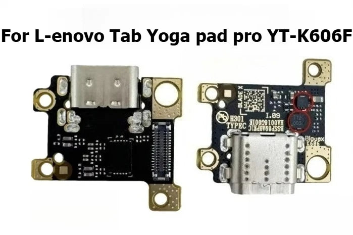 USB Charging Port Connector Plug Jack Charge Dock Board Flex Cable For Lenovo Tab Yoga pad pro YT-K606F Lenovo tablet repair parts