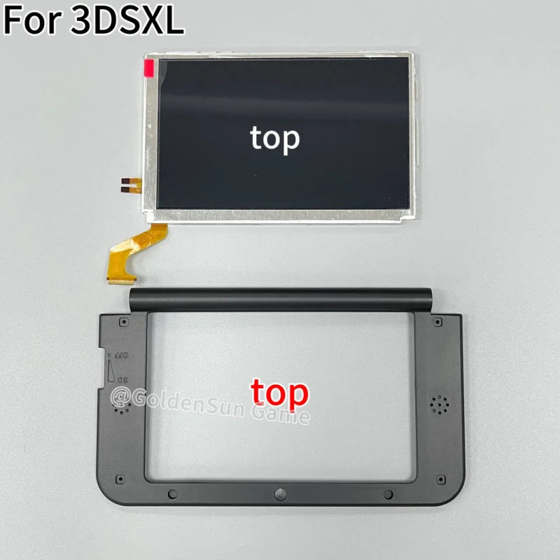 Replacement LCD Screen Display Plastic Frame for 3DSXL Top Bottom Upper Lower Down for 3DS XL Middle or Top Shell Housing Case Game console repair parts
