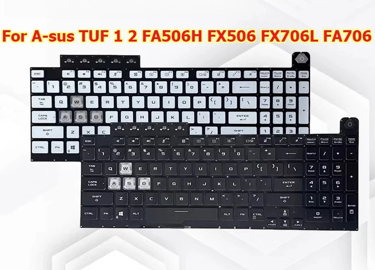 Keyboard for Asus TUF 1 2 FA506H FX506 FX706L FA706 ROG Strix 8 topcase keyboard Asus laptop repair parts