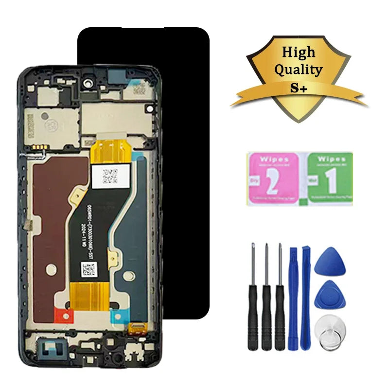 Z2357N  Z2359 Premium Lcd For ZTE Blade A75 4G/V60 Smart Display Touch Screen Digitizer Panel Assembly With Frame ZTE phone repair parts