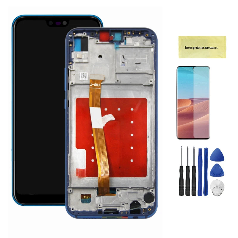 5.84" For Huawei P20 lite LCD Screen Display Touch Screen Digitizer Frame Full Nova 3e Replace ANE-l21 ANE-LX1 HUAWEI phone repair parts