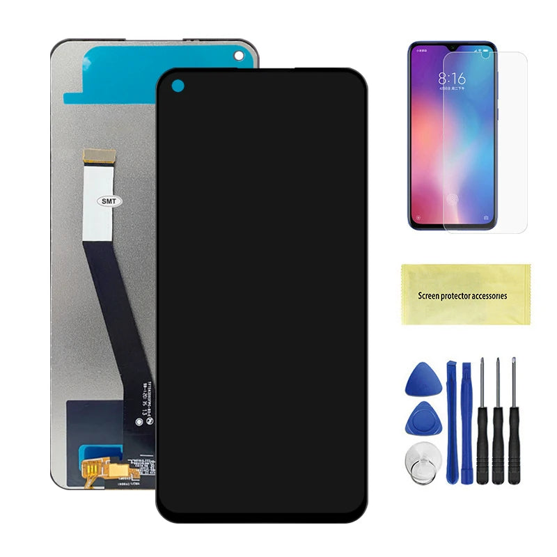 6.53" Screen for Xiaomi Redmi Note 9 M2003J15SC Lcd Display Digital Touch Screen with Frame for Redmi 10X 4G Reolacement Xiaomi phone repair parts