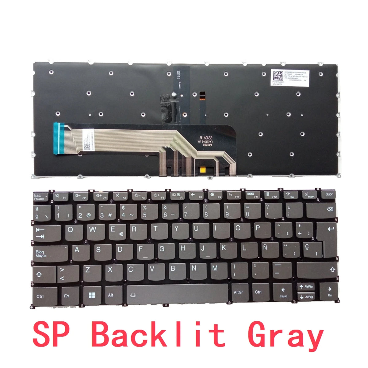 US RU SP BR Backlit Keyboard For Lenovo Air 14 2020 Flex 5-14IIL05 5-14ITL05 5-14ACL05 5-14ARE05 Slim 7-14IIL Pro-14 Lenovo laptop repair parts