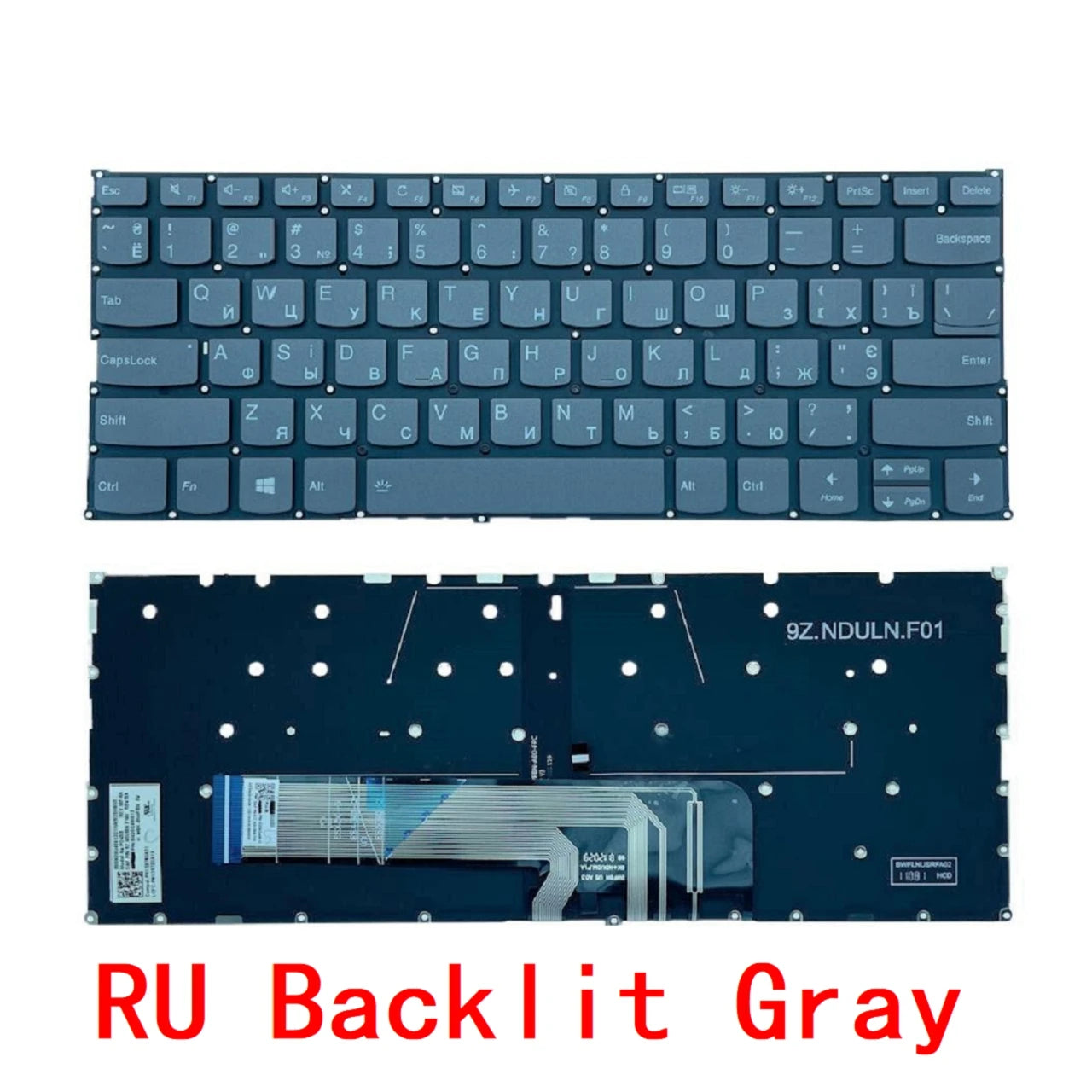New US Russian Spanish Arab Brazil Portuguese Backlit Keyboard For Lenovo YOGA 530-14ARR 530-14IKB 730-13 730-15IKB/730-15IWL Lenovo laptop repair parts