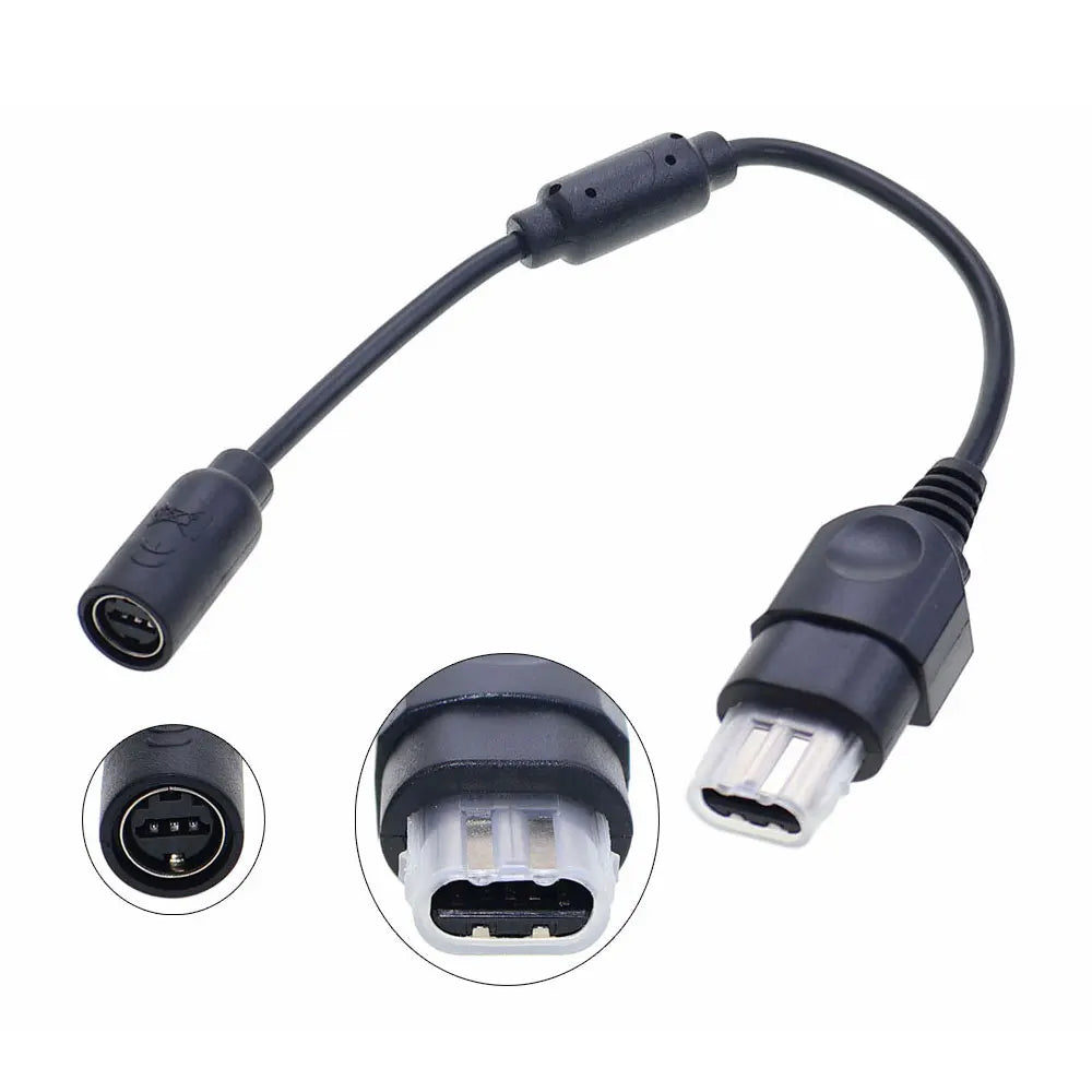 1Piece For Classic Xbox Console Controller New Breakaway Extension Cable Lead Gaming Line Converter Adapter Cable Wire Game console repair parts