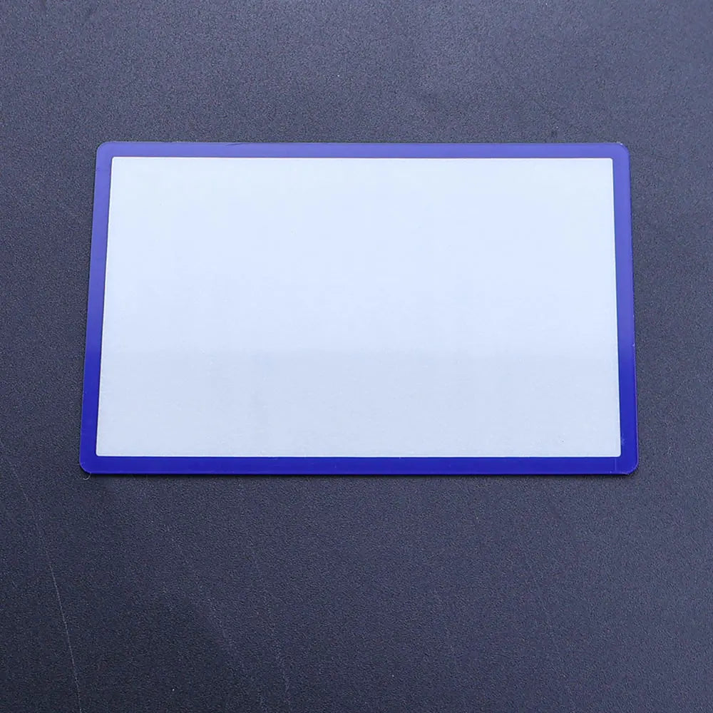 1Piece For 2DS Top Surface Mirror Glass/Plastic Upper LCD Screen Lens With Adhesive Front Protector Cover Replacement Game console repair parts