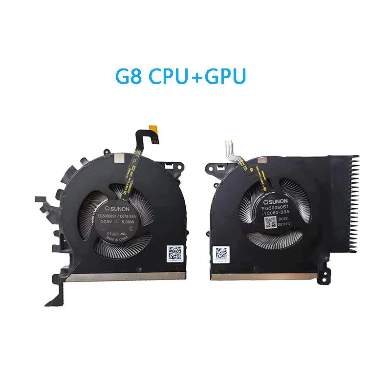 NEW ORIGINAL CPU GPU COOLING Fan FOR HP Zbook Studio Create G7 G8 ZBSG7 ZBCG7 HSN-C06C HP laptop repair parts