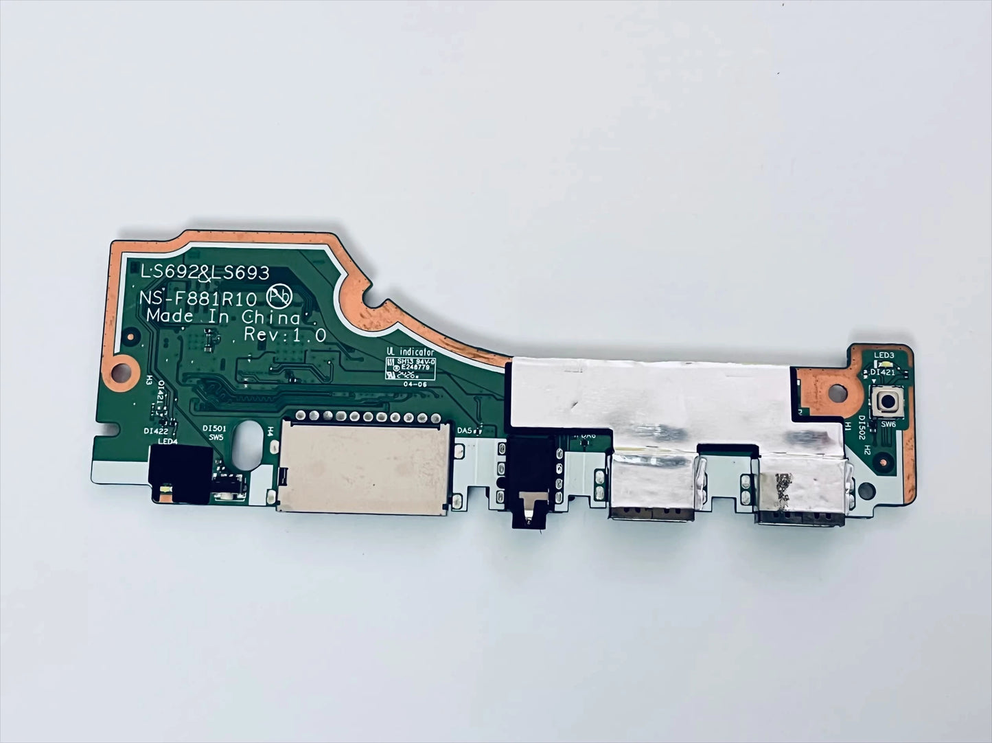 USB IO Board For Lenovo IdeaPad Pro 5 16IRH8 16ARP8 NS-F171/F161/F541/F361 KS685/688/680/682 NS-F881R10 LS692 USB switch board Lenovo laptop repair parts