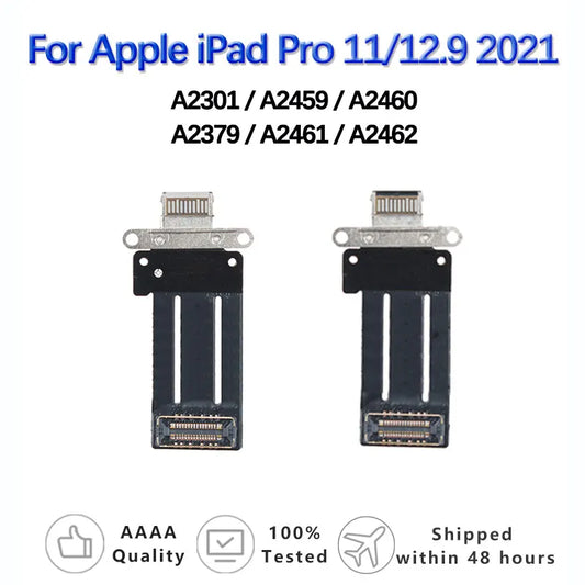 Charging Port For Apple iPad Pro 11 3rd Gen / Pro 12.9 5th Gen USB Charging Dock Socket Plug Connector Charge Board Flex Cable  iPad repair parts