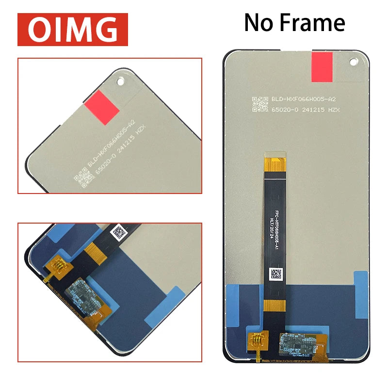 LMK510EMW, LM-K510EMW, LM-K510 Premium Lcd For LG k51s Display Touch Screen Digitizer Panel Assembly K51S Screen Frame LG phone repair parts