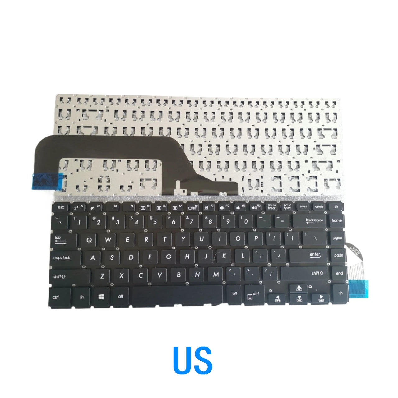 New US Russian Spanish Language  Keyboard For ASUS VivoBook 15 x505 x505b x505Ba x505BP x505Z x505ZA x506 r504z k505 ASUS laptop repair parts