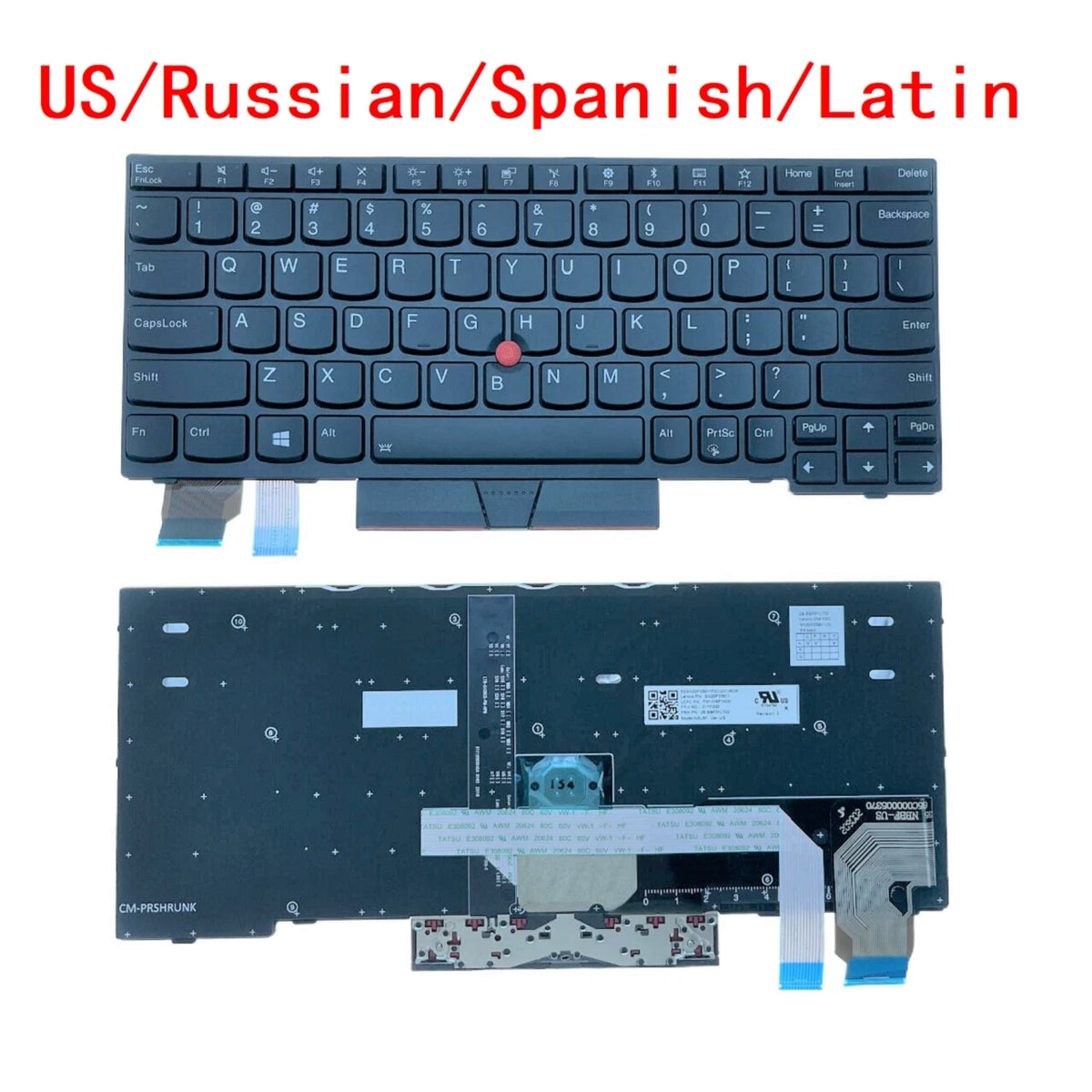 US Russian Spanish Latin Backlit Keyboard For Lenovo Thinkpad X280 A285 X395 X390 /L13 gen 1 L13 Yoga gen 1/X13 Gen 1/L13 gen 2 Lenovo laptop repair parts