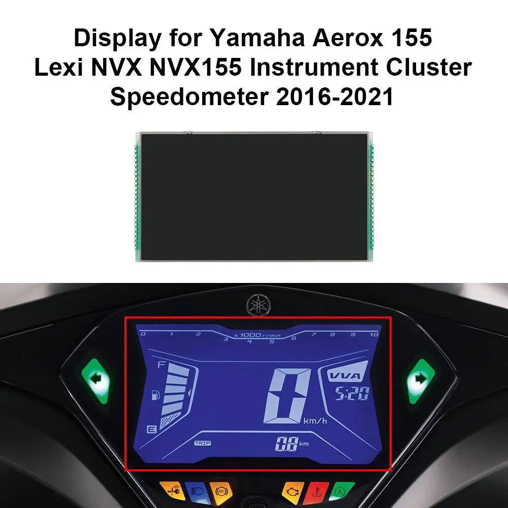 LCD Display For 2016-2021 Yamaha nuovo Aerox 155 Lexi NVX NVX155 Dashboard SCREEN REPAIR Other Brand tablet repair parts