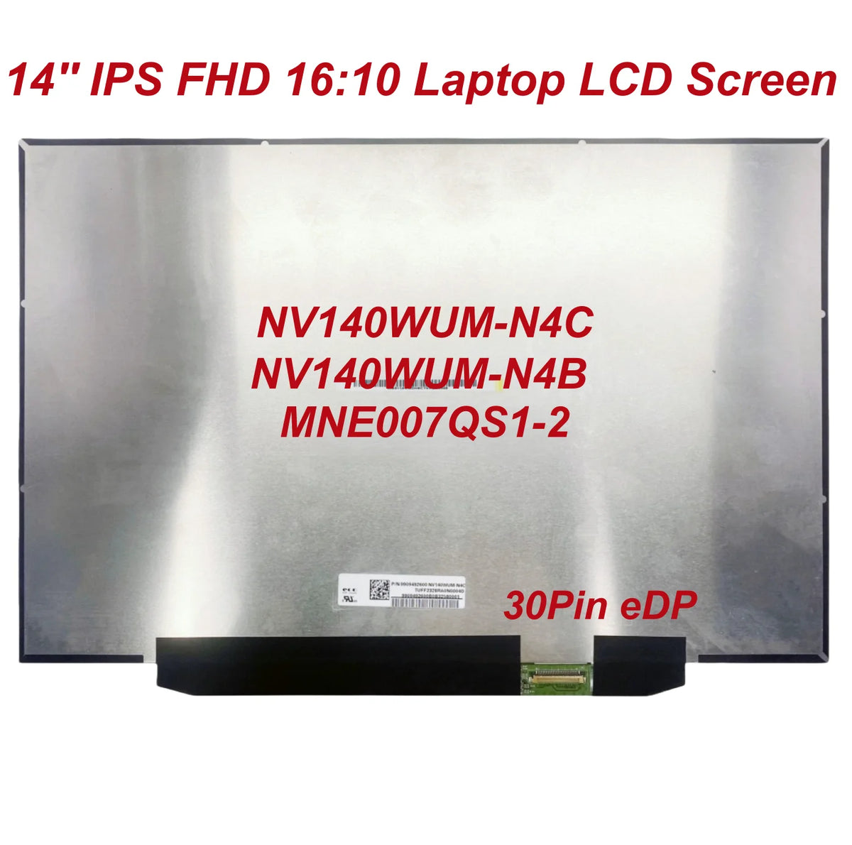 For Huawei Matebook D14 2023 2024 MDG-X MDG-16 NV140WUM-N4C NV140WUM-N4B MNE007QS1-2 Laptop LCD Screen Display IPS FHD 1920*1200 HUAWEI laptop repair parts