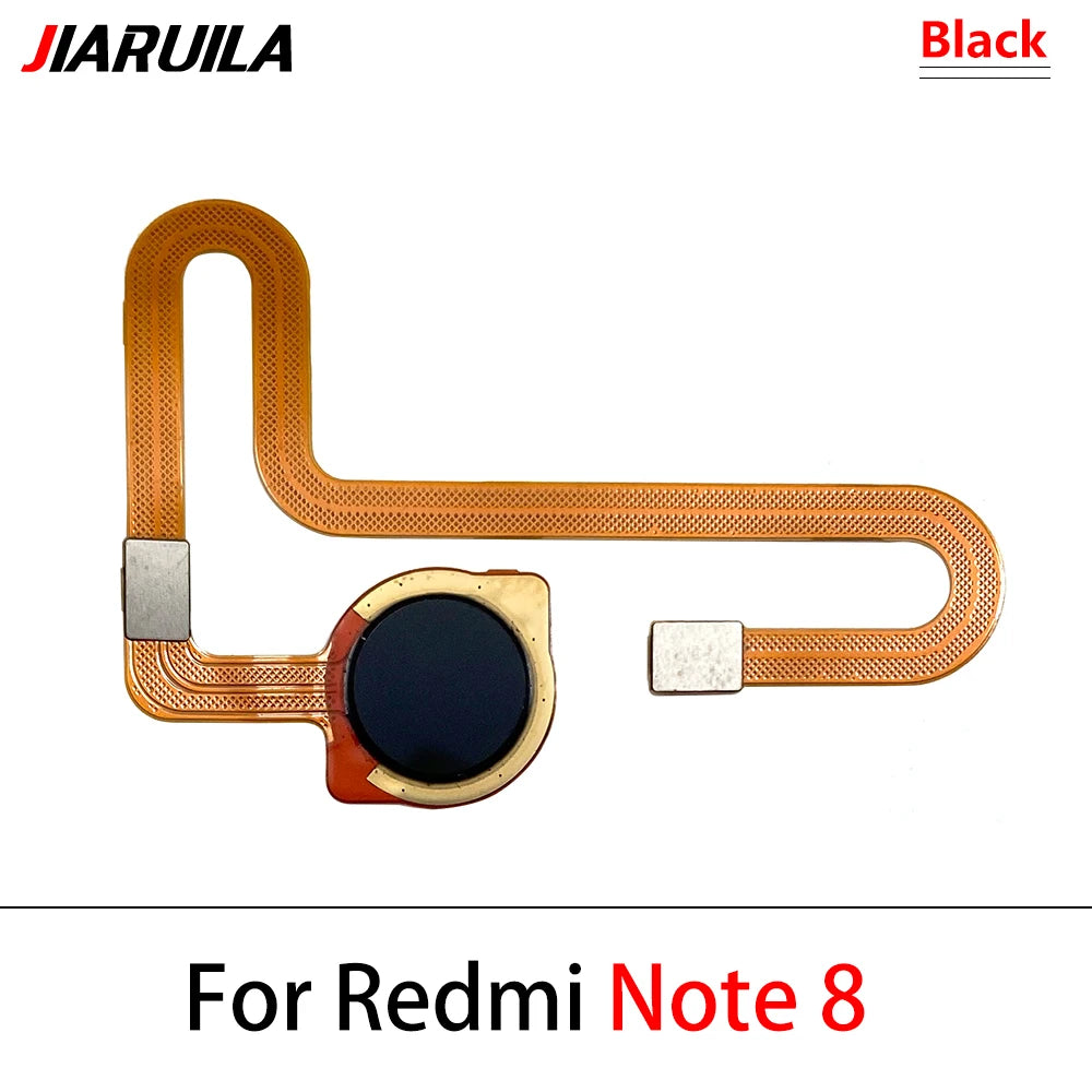 10Pcs, New For Xiaomi Redmi Note 8T 8 9s 9 Pro Home Button FingerPrint Touch ID Sensor Flex Cable Ribbon Replacement Parts  Xiaomi  Xiao mi phone repair parts