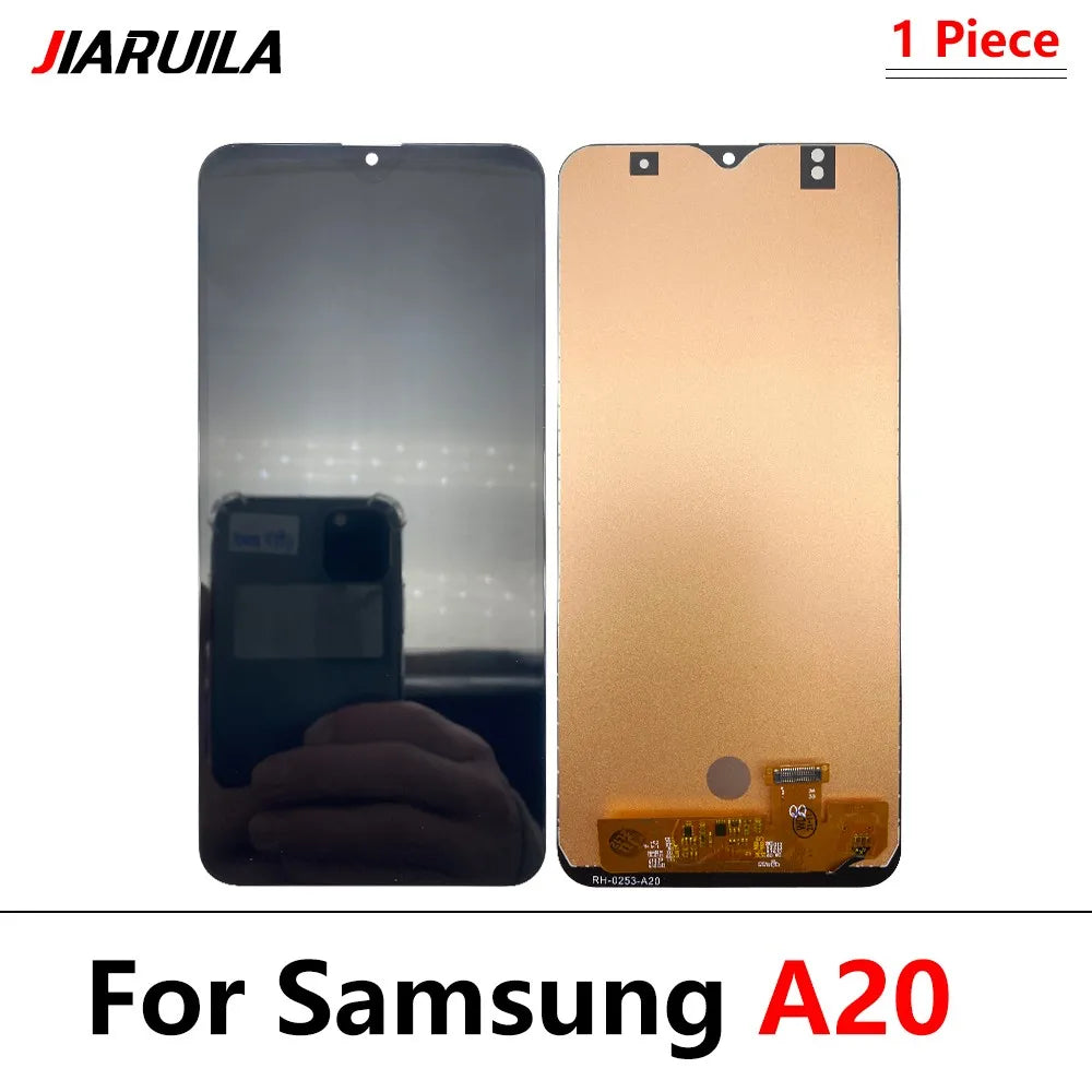 5Pcs, New LCD Display With frame Touch Digitizer Assembly For Samsung A31 A51 A20 A30 A30s Screen Replacement Samsung phone repair parts
