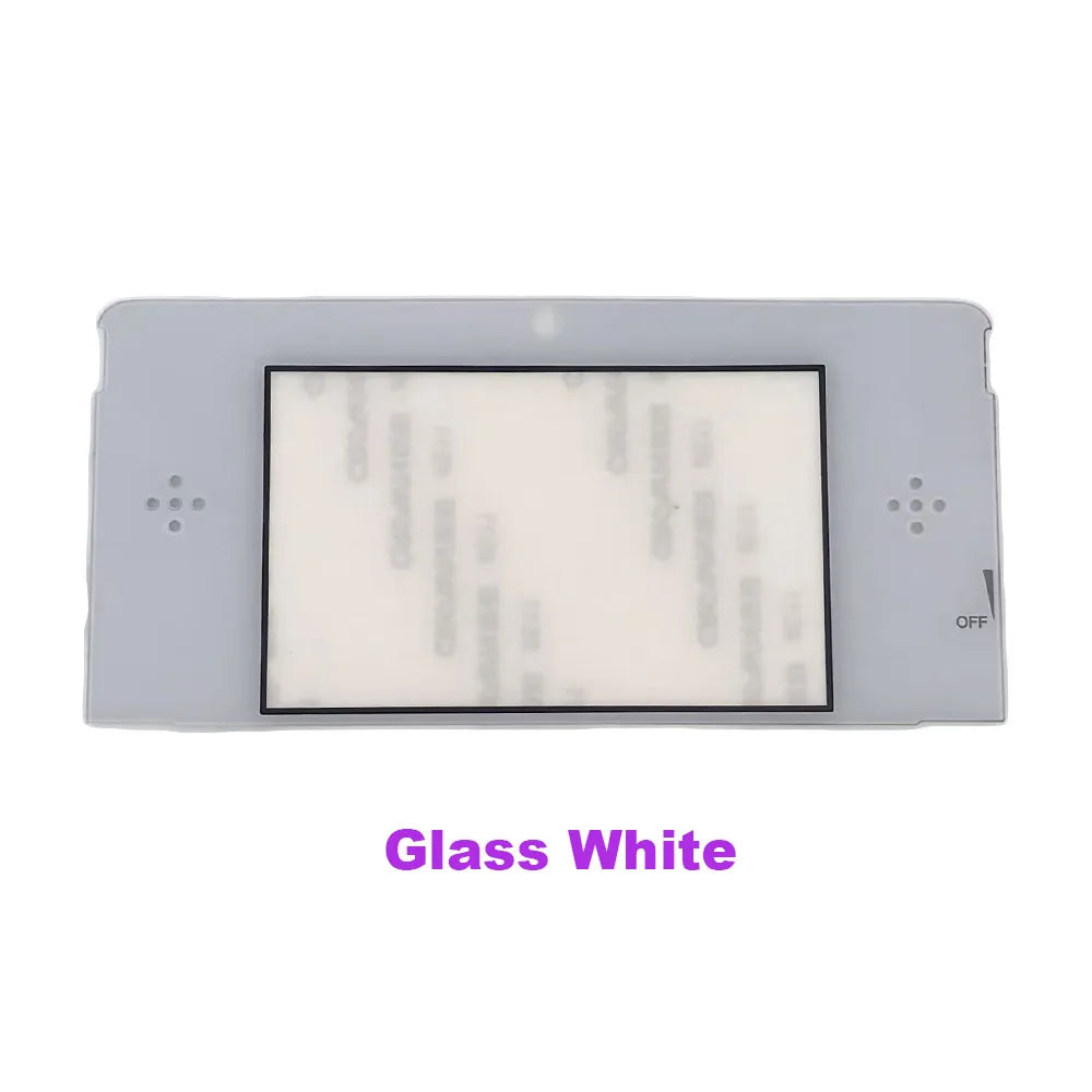 1-3PCS Replacement Black White Plastic Glass Upper Front Top Frame LCD Screen Mirror Lens Cover For Nintendo 3DS Game console repair parts