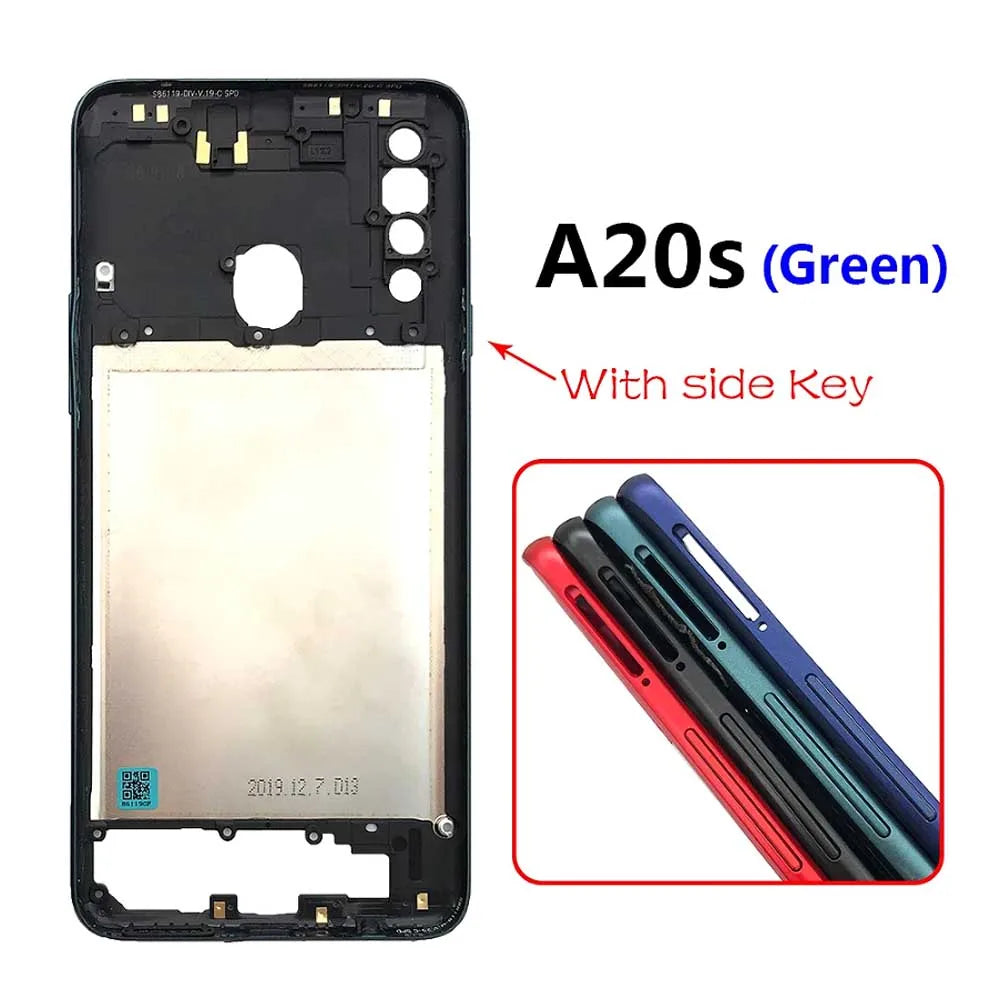 Middle Frame Holder Housing For Samsung A21s A20s A30s A50s A70s Replacement Repair Parts Samsung phone repair parts