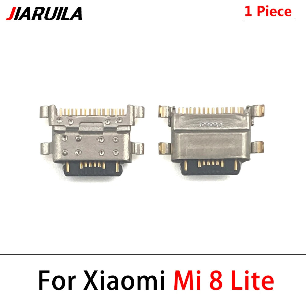 100Pcs New For Xiaomi Mi 8 9 Se 9T 10 10T 11 11T 12 Lite Pro Mi A1 A2 A3 Charger Micro USB Charging Port Dock Connector Socket  Xiaomi  Xiao mi phone repair parts