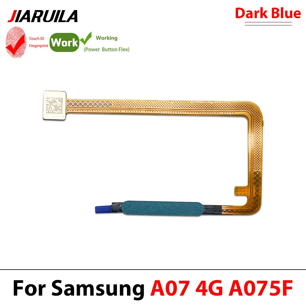 Home Button FingerPrint Touch ID Sensor Flex Cable Ribbon For Samsung A06 A16 A26 A07 A17 4G 5G Replacement Parts Samsung phone repair parts